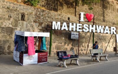 The Christmas Canopy In Maheshwar, Madhya Pradesh